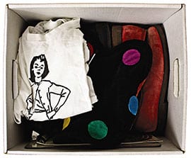 018_CAA_SU13_sml Adrienne Fuzee, archive box, Gay, Lesbian, Bisexual, Transgender Historical Society, San Francisco (photograph by the author)