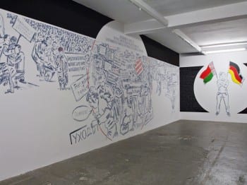 Marina Naprushkina, Self-Governing, 2012, installation view, KW Institute for Contemporary Art, Berlin, 2012 (artwork © Marina Naprushkina; photograph © Marta Gornicka, provided by Berlin Biennale)