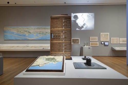 Le Corbusier: An Atlas of Modern Landscapes, installation view, Museum of Modern Art, New York, 2013 (photograph by Jonathan Muzikar © 2013 Museum of Modern Art) 