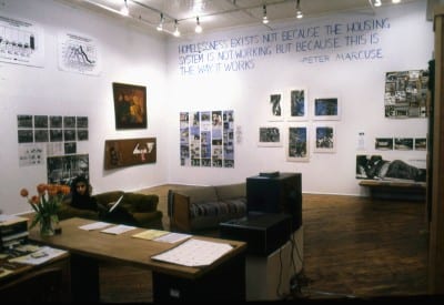 Martha Rosler, Homeless: The Street and Other Venues, from If You Lived  Here . . ., 1989, installation view, Dia Art Foundation, New York, 1989 (artwork  © Martha Rosler; photograph © Martha Rosler, provided by the artist)