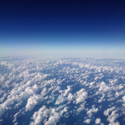View from flying at 30,000 feet (photograph © Matthew Israel)