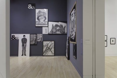 Graphite, installation view  of Karl Haendel’s installation of drawings, Indianapolis Museum of Art, Indianapolis, Indiana, December 7, 2012–June 2, 2013(artwork © Karl Haendel; photograph provided by Indianapolis Museum of Art)