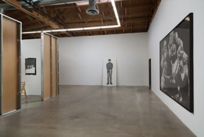 Karl Haendel, Informal Family Blackmail, installation view, Susanne Vielmetter Los Angeles Projects, Culver City, California, 2012 (artwork © Karl Haendel)