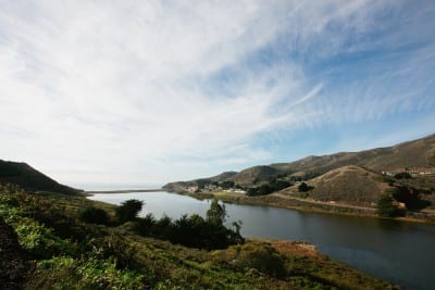 Landscape surrounding Headlands Center for the Arts, Sausalito, California (photograph by Andria Lo; provided by Headlands Center for the Arts)