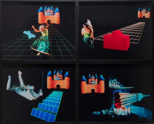 Ericka Beckman, The Cinderella Game (edition 1/3), 1986, four photographic c-prints, 20 x 16 in. (50.8 x 40.6 cm) (artwork © Ericka Beckman)