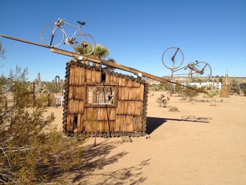 Noah Purifoy,  No Contest, 1994 (artwork © Noah Purifoy Foundation), which was featured on the cover of  Fall 2016 issue of VoCA Journal  