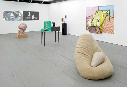 Installation view of A Round About, 2016 at Present Company, Brooklyn, New York