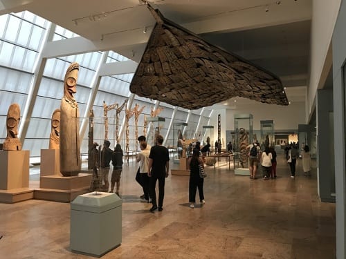 Oceanic galleries in the Michael C. Rockefeller Wing, the Metropolitan Museum of Art, New York, 2017 (photograph by Risham Majeed)