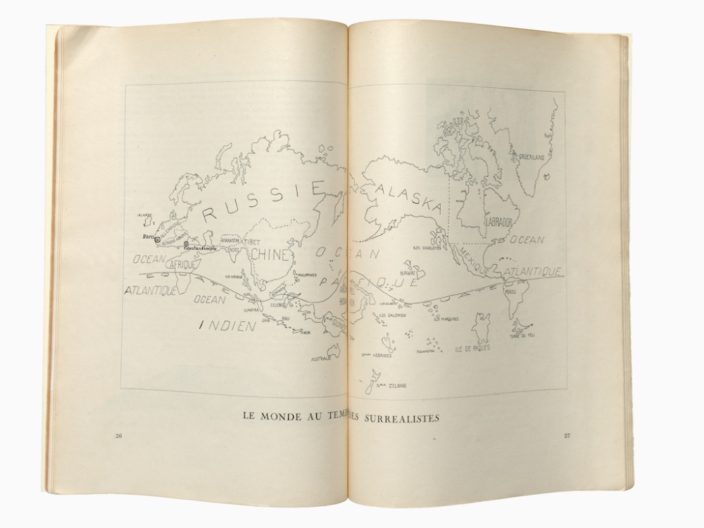 Two-page reproduction of map